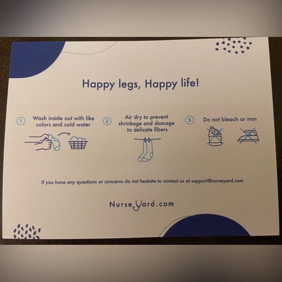 Nurse Yard Knee-High Compression Socks - Brand New - Set of 4 Pairs - Size 4XL - Picture 8 of 8